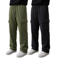 Pack of 2 Cargo Trousers ( Commando Green & Black )