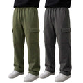 Pack of 2 Cargo Trousers ( Commando Green & Charcoal )