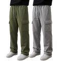 Pack of 2 Cargo Trousers ( Commando Green & Grey )