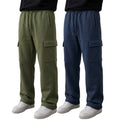 Pack of 2 Cargo Trousers ( Commando Green & Navy )