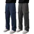 Pack of 2 Cargo Trousers ( Navy & Charcoal )