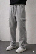 Men's Premium Cargo Trousers - Gray
