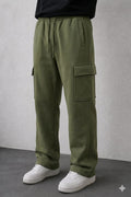 Men's Premium Cargo Trousers - Army Green